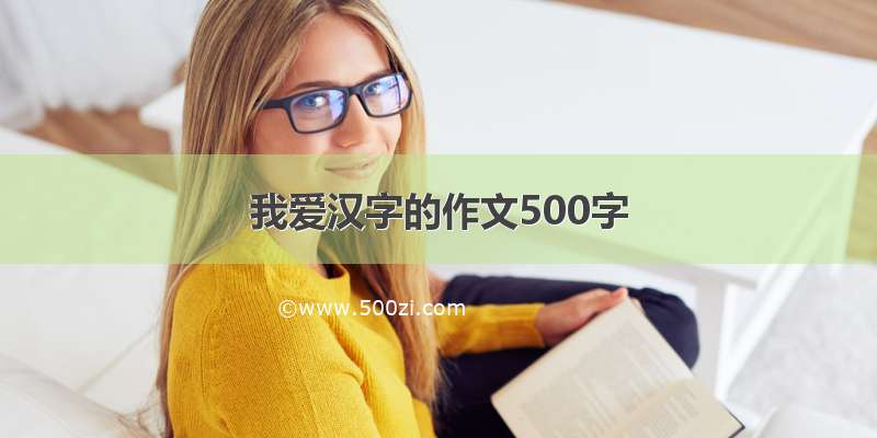 我爱汉字的作文500字