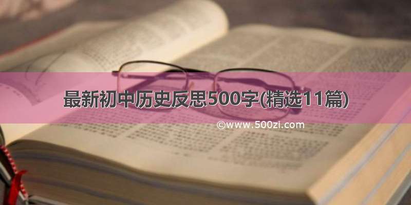 最新初中历史反思500字(精选11篇)