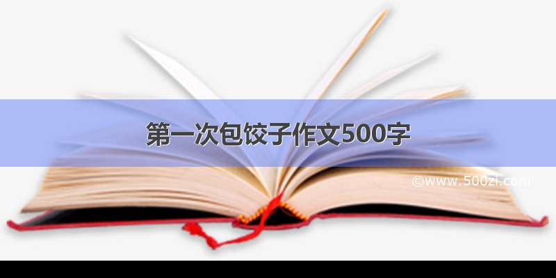 第一次包饺子作文500字